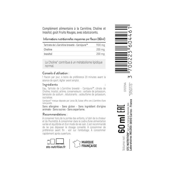 STC NUTRITION - Kill Fit shot concentré - Boisson Brûle-Graisses - Déstockage des graisses de réserve
