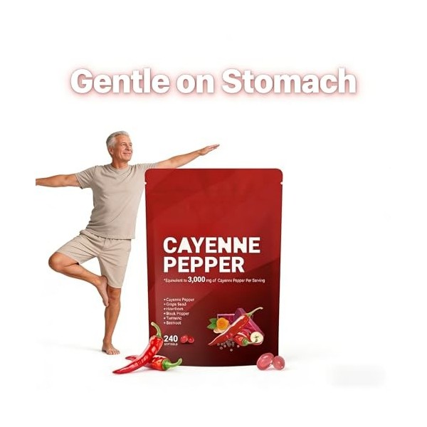 gel de piment Soutient la santé quotidienne et l’équilibre général