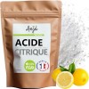 Acide Citrique Poudre Alimentaire 100% Naturel - Additif Alimentaire Soupe Marinade Gélifiant Confiture Détartrant Détachant ...