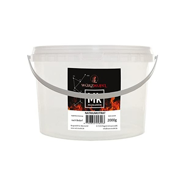 Citrate, citrate de sodium, citrate de trinodium, régulateur dacidité E331, meilleure qualité alimentaire, seau en polyéthyl