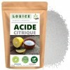 Acide Citrique 100g - Multi-Usages : Entretien, Cuisine & Cosmétique - Détartrant Naturel, Conservateur & Nettoyant Écologiqu