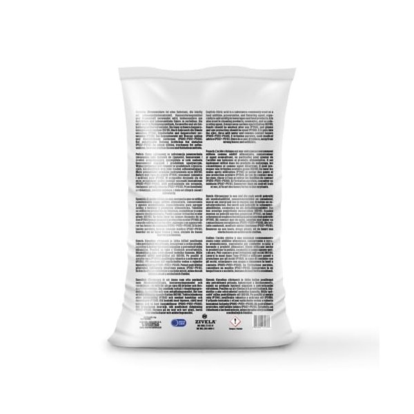 1000 g dacide citrique en poudre de qualité alimentaire | Remède maison pour la cuisine et la maison | 1 kg dacide citrique