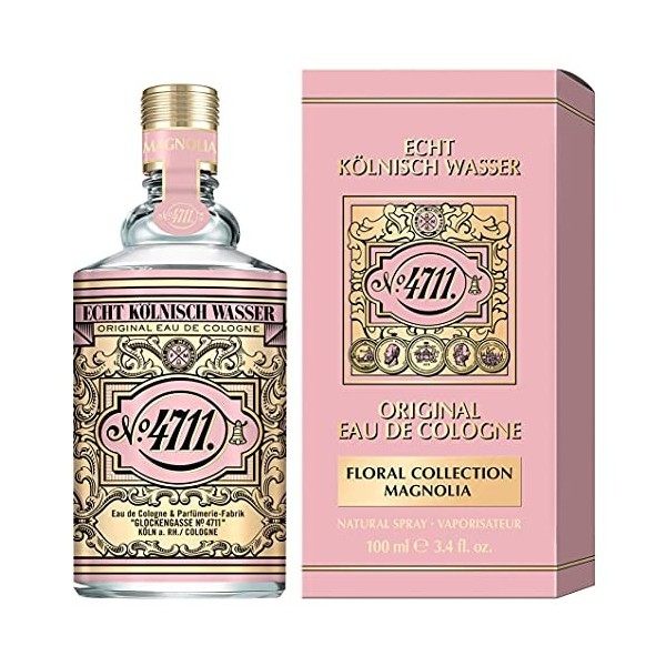 Eau de Cologne Originale 4711® I Collection florale – MAGNOLIA - Eau de Cologne - Réinterprétation florale de licône - Flora