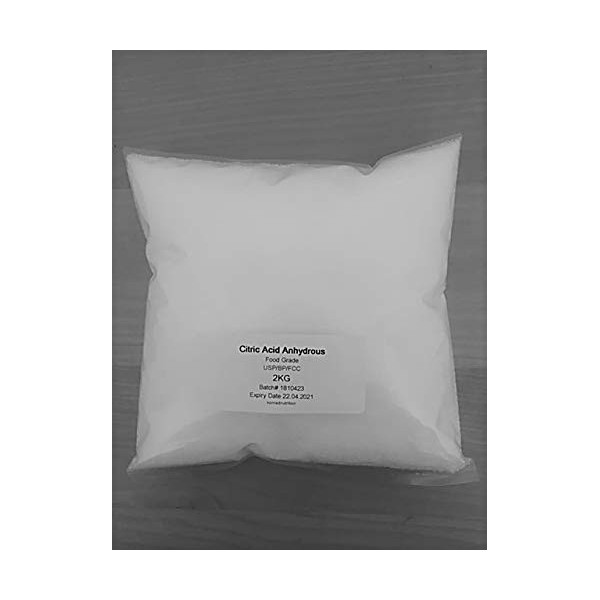 Konrad Chemicals Acide citrique 2 kg