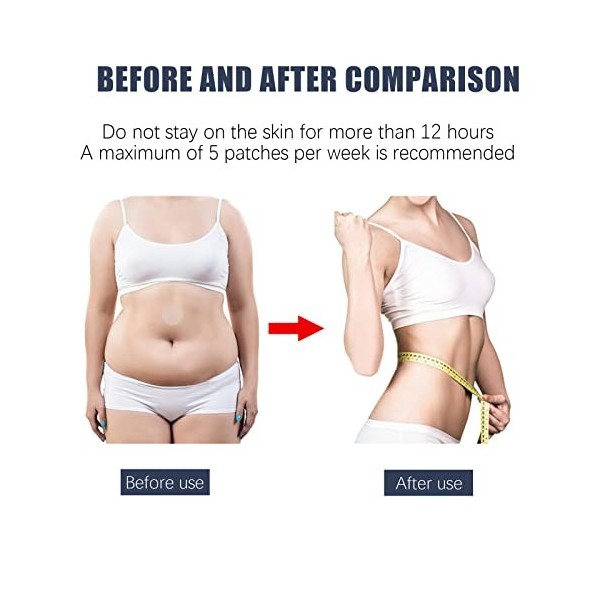 Patch Magique Lazy Girl - Patch Minceur Invisible 12 Heures pour Ventre et Cuisses | Mincissez à Tout Moment, Où Que Vous Soy...