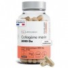 Collagène marin 2000Da + Acide hyaluronique 300mg, haute absorption, types I&III, peau hydratée, Coenzyme Q10, Vitamine C et 