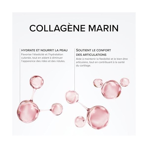 Collagène marin 2000Da + Acide hyaluronique 300mg, haute absorption, types I&III, peau hydratée, Coenzyme Q10, Vitamine C et 