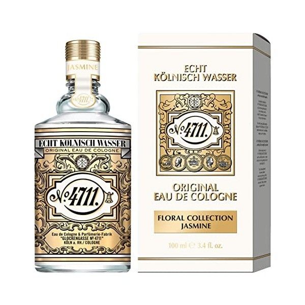 Eau de Cologne Originale 4711® I Collection florale – JASMIN - Eau de Cologne - Réinterprétation florale de licône - Sensuel