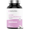 Acide Hyaluronique Pur, 120 Gélules Vegan, Action Anti-Âge + Anti-Rides, 800-900 kDa, Cure de 2 mois, Hydratation de la Peau,...