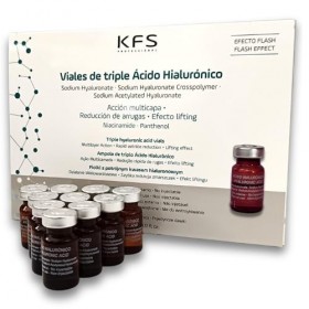 KFS Triple Serum visage acide hyaluronique 10x5ml – Effet flash lifting immédiat multicouches– Sérum hydratant anti-rides pui