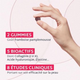 Mium Lab Gummies Collagène Peau Biomimétique - Anti-âge, Hydratation, Fermeté & Éclat - Supérieur au Collagène Marin & Bovin 