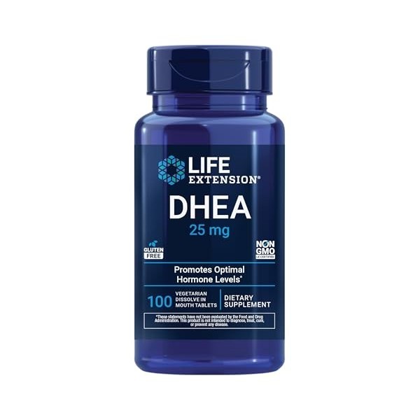 Life Extension DHEA, 25 Mg, 100 dissolving tablets