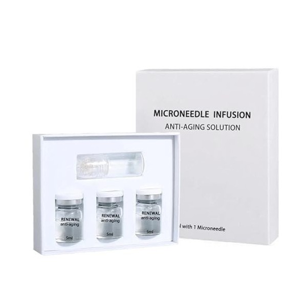 MEITREND Système de micro-infusion dacide hyaluronique, kit de micro-aiguilles, micro-infusion visage, système dinfusion de