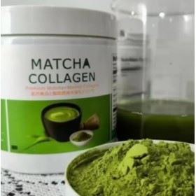Matcha - Peptides de collagène - Poudre de protéines céto et paléo nourrie à lherbe pour les cheveux, la peau, les ongles, l
