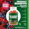 Sea Moss Gummies - Aide au soutien immunitaire, thyroïdien et détox - Extra fort pour hommes et femmes - Sans gluten, végétal