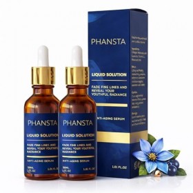 Sérum Visage Anti-Âge PHANSTA, Rétinol & Acide Hyaluronique Pour Fines Lignes Et Pores Visibles, Hydratant Raffermissant Avec...