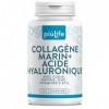 Collagène Marin Acide Hyaluronique PiùLife – 2000 mg Collagène Hydrolysé Type 1, Vitamine C, Biotine, Zinc, Q10 – 240 Gélules