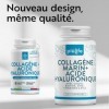 Collagène Marin Acide Hyaluronique PiùLife – 2000 mg Collagène Hydrolysé Type 1, Vitamine C, Biotine, Zinc, Q10 – 240 Gélules