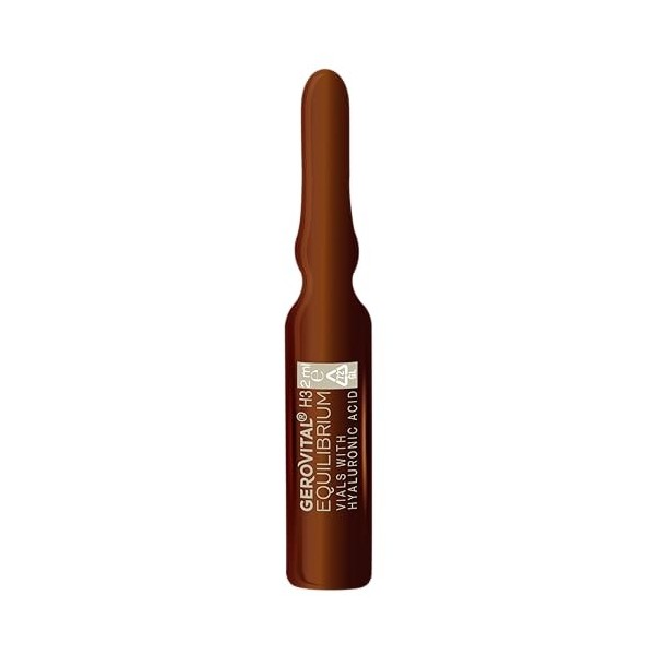 Gerovital H3 Equilibrium Hyaluron 10% 4D + Argireline 5% Ampoules - Sérum Intensif Peaux Matures - Hydratant & Lissage - 20 ×