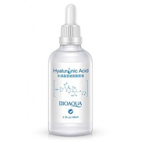 BIOAQUA Acide hyaluronique Nettoyant pour le visage Essence hydratante et lissante pour restaurer léquilibre hydrique 100 ml