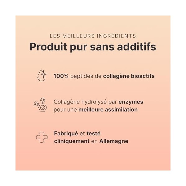 SHEKO Collagène en poudre 3x 450g - Hydrolysat de collagene bioactif - Peptides de type 1, 2, 3 - Collagene en poudre - Quali...