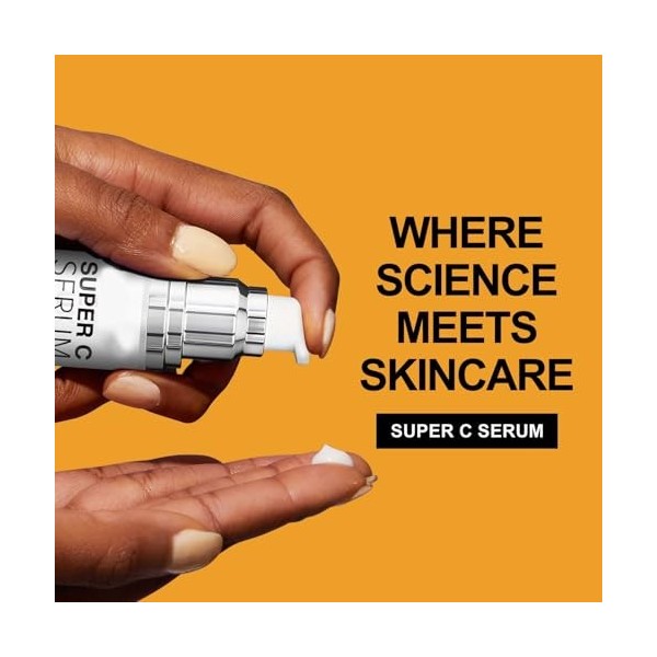 Sérum Super Vitamine C pour Femmes de Plus,Booster de Collagene et Acide Hyaluronique Pur,Acide Hyaluronique Serum Visage,Ant