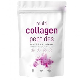 Peptides multi-collagène : Nourrissent et adoucissent les cheveux, éclaircissent et unifient le teint, renforcent les ongles 