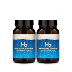 Hydrogène moléculaire H2 | Aide à lutter contre le vieillissement, lénergie cellulaire et la santé cérébrale,2pcs Acide hyalu...
