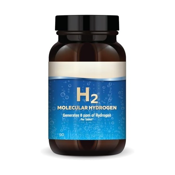 Hydrogène moléculaire H2 | Aide à lutter contre le vieillissement, lénergie cellulaire et la santé cérébrale,2pcs Acide hyalu...