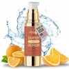 Sérum à la vitamine C pour le visage et le cou - Sérum anti-âge hautement dosé pour femme - Éclaircissant et hydratant - Cont