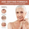 Sérum à la vitamine C pour le visage et le cou - Sérum anti-âge hautement dosé pour femme - Éclaircissant et hydratant - Cont