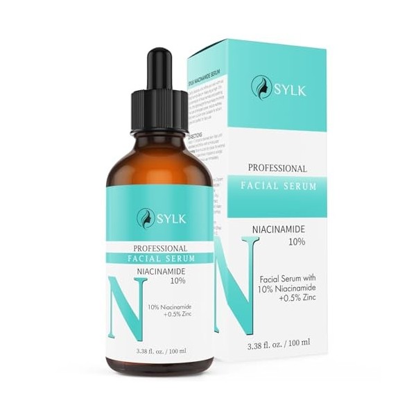 Niacinamide Sérum Visage pour Microneedling + Zinc + Acide Hyaluronique | Dark Spot Correcting Glow Serum | Serum Anti Tache ...