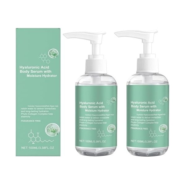 Le sérum hydratant corporel à lacide hyaluronique est une essence à lacide hyaluronique adaptée au corps, possède une formu A...