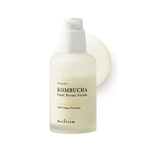 herbloom Sérum Biome De Kombucha Bio - Sérum Hydratant Et DHydratation Profonde, Avec Céramides Et Acide Hyaluronique Triple