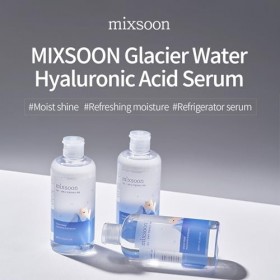 mixsoon Glacier Water Hyaluronic Acid Serum, Hydratation Intense, Restaure l’Équilibre d’Hydratation, Skincare Coréen, Lumine