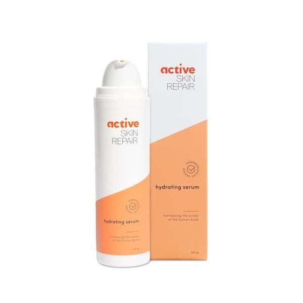 BLDG ACTIVE Active Skin Repair Sérum hydratant à lacide hyaluronique certifié Ewg pour le visage et le corps pour tous les t