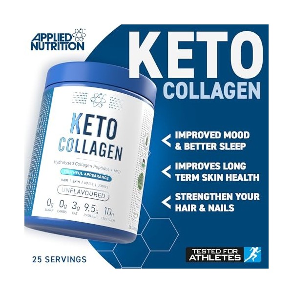 Applied Nutrition Keto Collagen, Unflavoured - 325g
