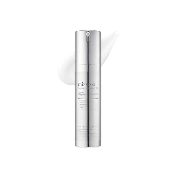 mixsoon Peptide Cica Hyalshot 150, 1.69 Fl. Oz / 50ml Centella Asiatica, Hyaluronic Acid for Sensitive Skin Lightweight & Fra