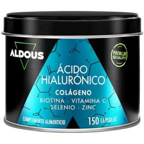 Collagène Hydrolysé + Acide Hyaluronique 220 mg - 150 gélules - 800 mg de Collagène par dose - Peau hydratée et articulations