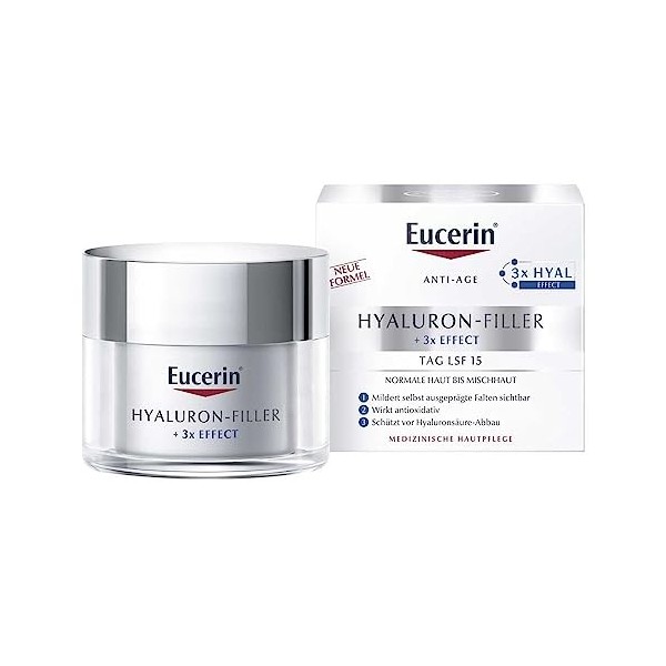 EUCERIN Anti-âge Hyaluron-Filler Tag Normal + Mélange 50 ml