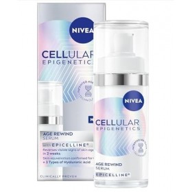NIVEA Cellular Epigenetics - Sérum visage rajeunissant à lépicelline - Soin du visage anti-âge - 3 types dacide hyaluroniqu