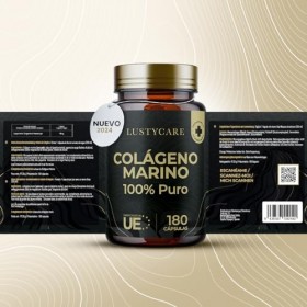 Collagene Marin Hydrolysé | 180 Collagène Marin Gélules, Peptides de Collagène Hydrolysé, Protéines de Collagène - Os, Muscle