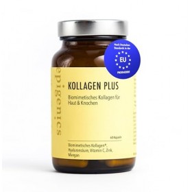 Epigenics Collagène Plus Capsules à lacide hyaluronique pour 30 jours - Collagène végétalien et biomimétique - Comprimés c