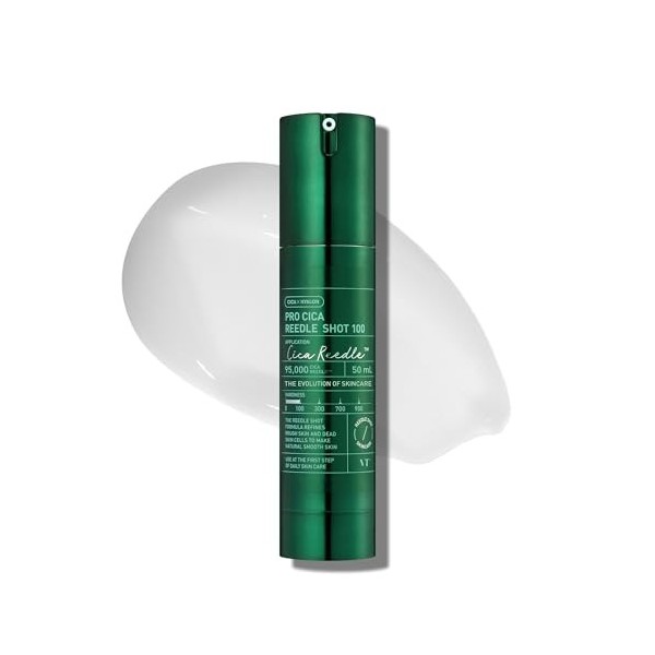 VT COSMETICS Pro Cica Reedle Shot 100 Sérum Visage Microneedling à la Centella Asiatica, Exosome Cica, Apaisant, Peau Sensibl
