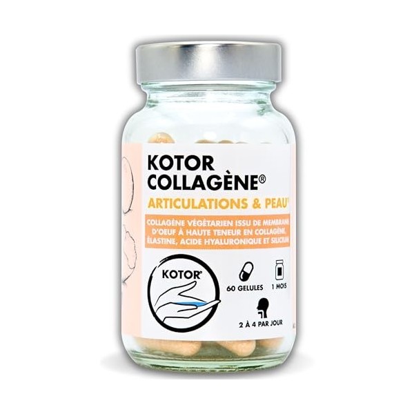 COLLAGÈNE FRANÇAIS & NATUREL | Membrane d’Œuf riche en Collagène type I, V, X + Acide Hyaluronique, Élastine, Silicium et Vit