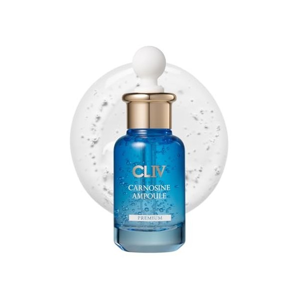 CLIV Ampoule De Carnosine, Sérum Visage Hydratant Et Lissant Coréen À La Carnosine, Au Rétinol Et Aux Peptides, Pour Une Hydr