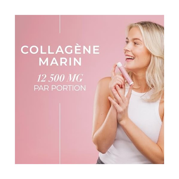 Coffret Deluxe Swedish Collagen Collagène marin hydrolysé 12 500 mg 60 jours dapprovisionnement et crème nuit anti-âge 50 m A...