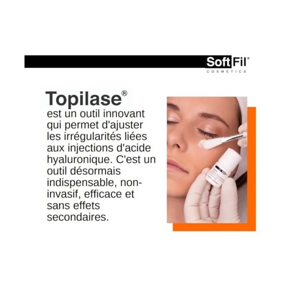 SoftFil Topilase – Hylauronidase Correcteur Post-Injection – Réduit et Corrige l’Excès d’Acide Hyaluronique – Apaise, Rééquil