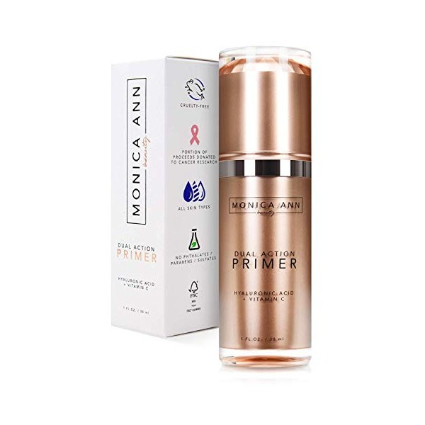 Lapprêt facial double fonction vitamine C + acide hyaluronique 