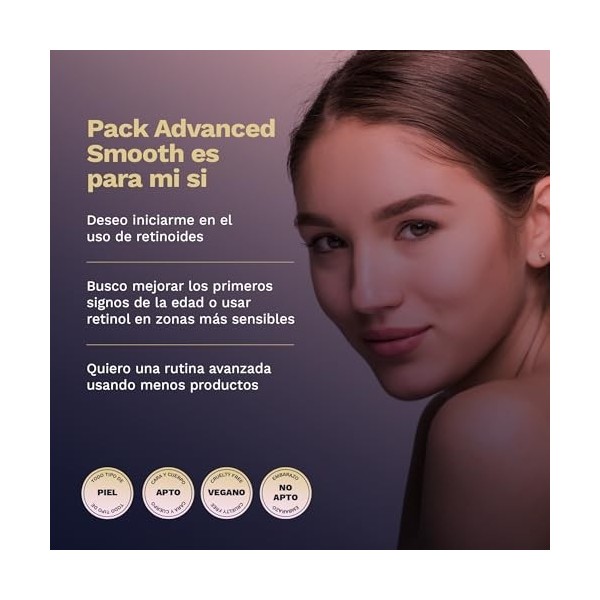 STARTER | Sérum Visage Pur Rétinol 0.2 Nuit - Acide Hyaluronique et Niacinamide Hydratant Acide Hyaluronique - SPF 50+ Crème ...